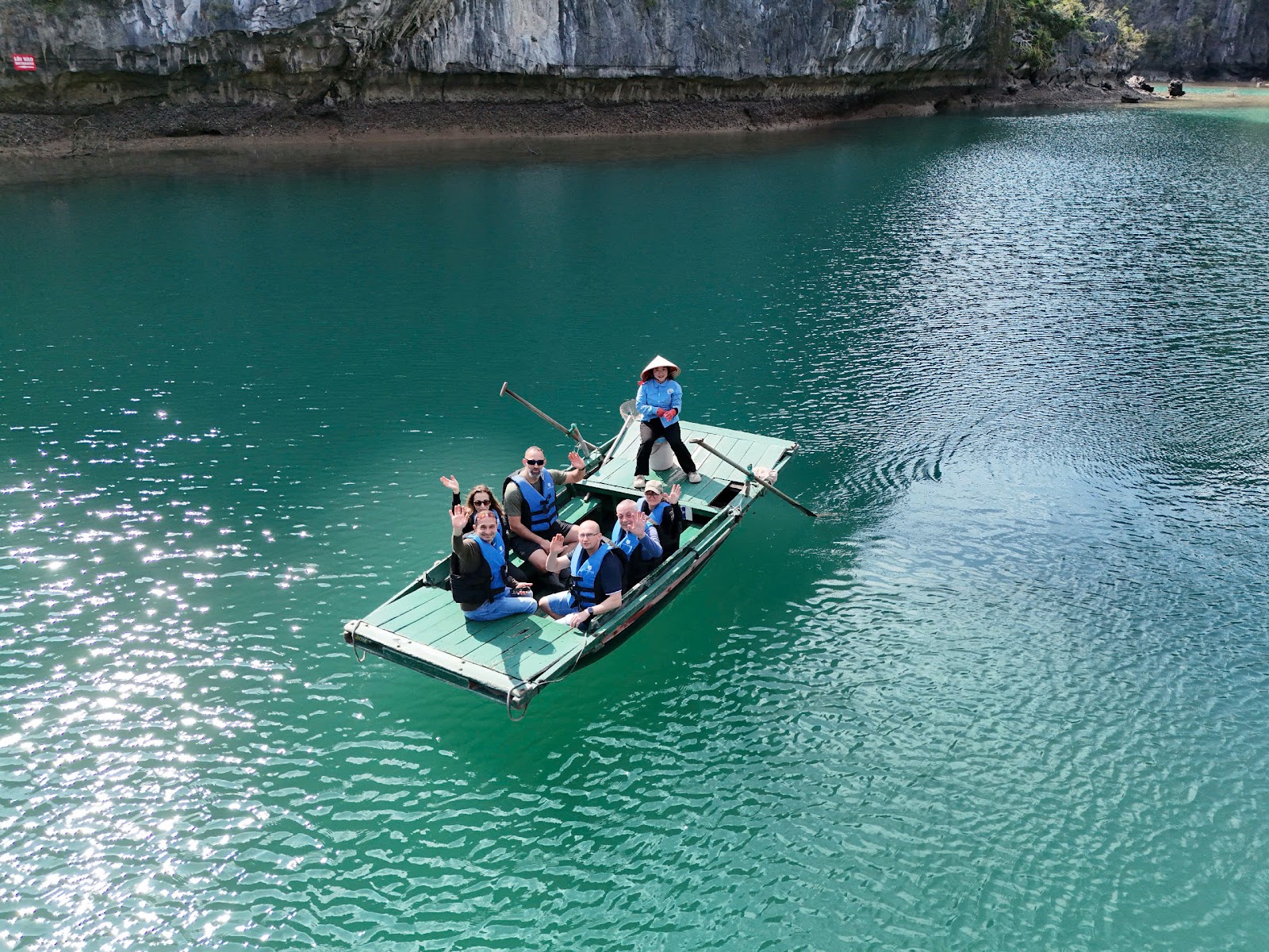 Traditional Bamboo Boat